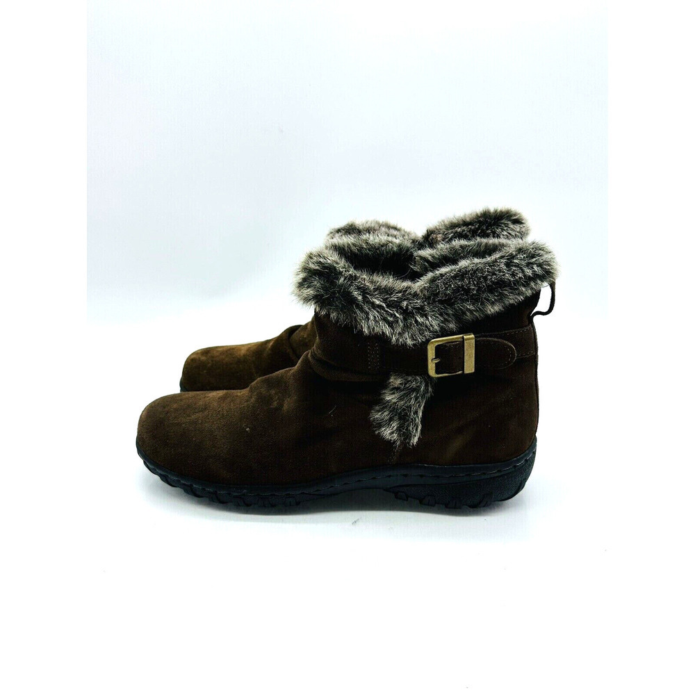 Khombu Lindsey Waterproof Suede Ankle Boots-Brown, US 7M *USED* - Picture 9 of 11